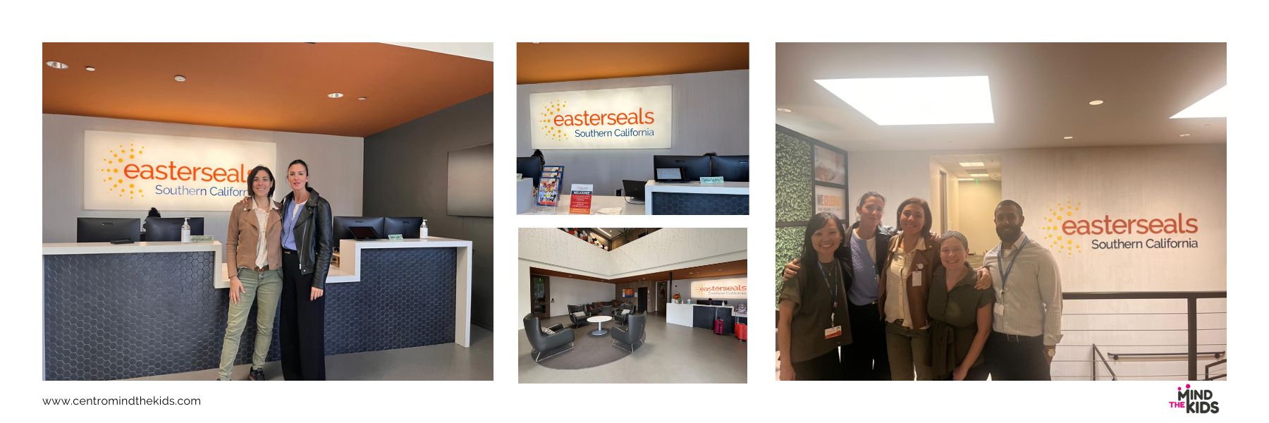 La Dottoressa Chiara Cesaro e la Dottoressa Laura Cavaliere in visita all'Easterseals Southern California