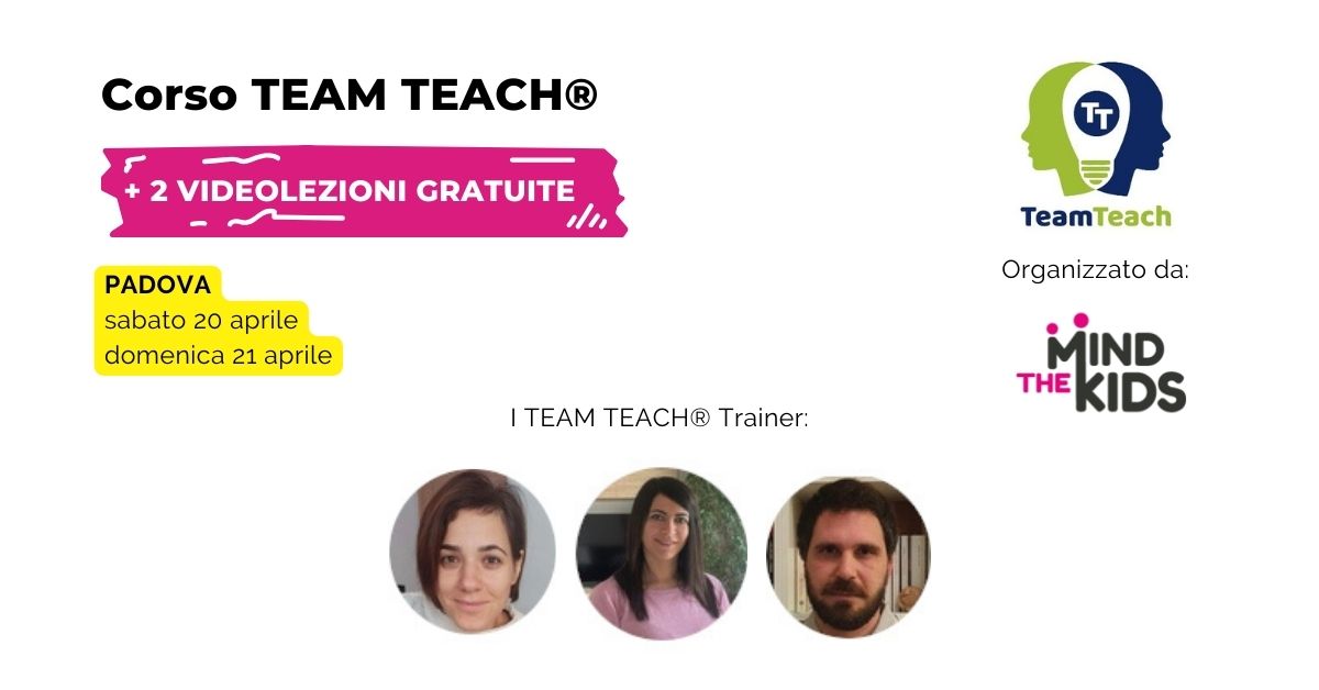 Corso TEAM TEACH® Padova 20 e 21 aprile 2024