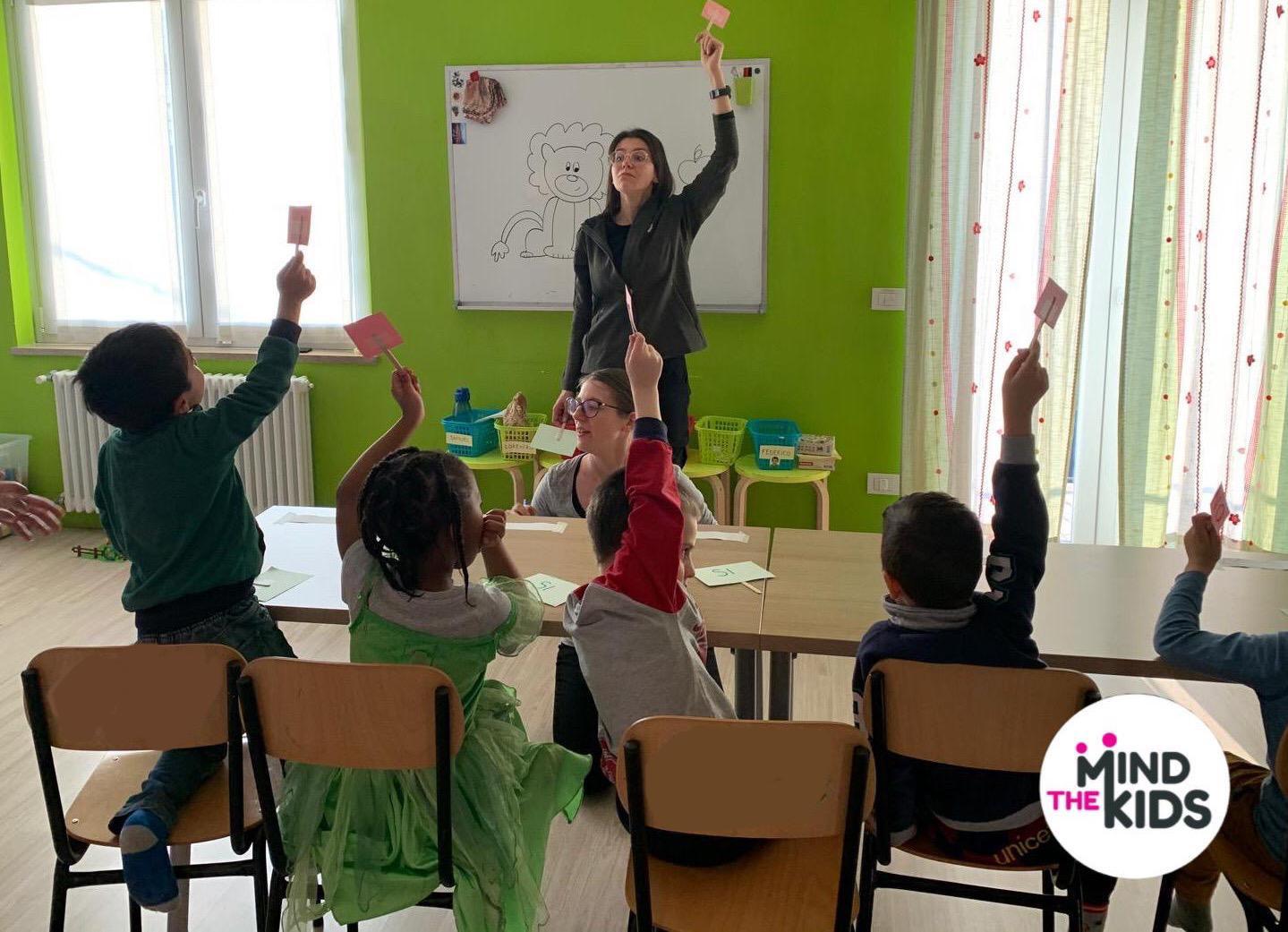 foto Contingenza gruppi maestra con bambini
